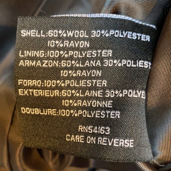 Nine West 3/4 length wool coat - Picture 7 of 8